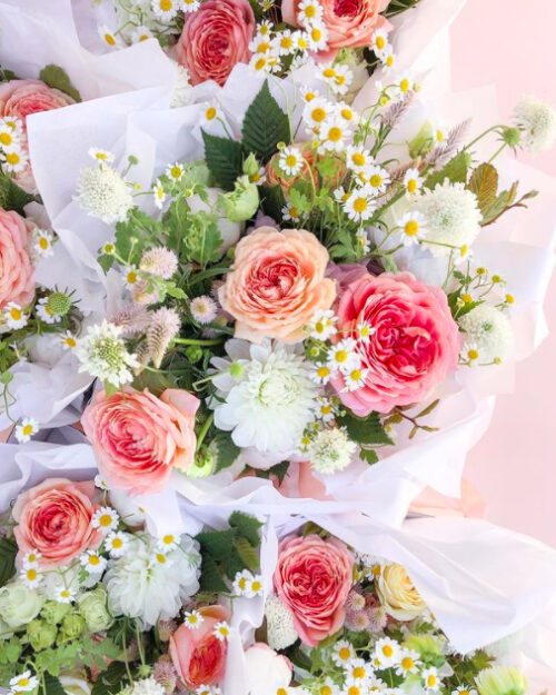 Strawberries and Cream Bouquets