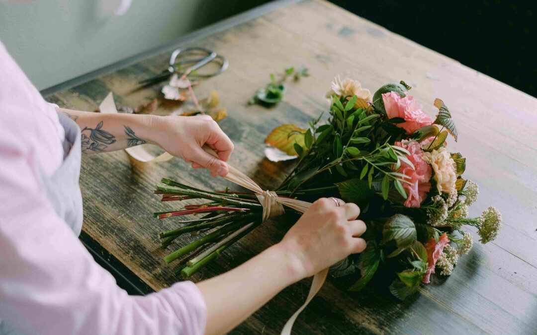 Look after those beautiful florist bodies and stretch!