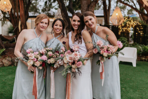 Sarah and her bridesmaids, James Thomson Photography